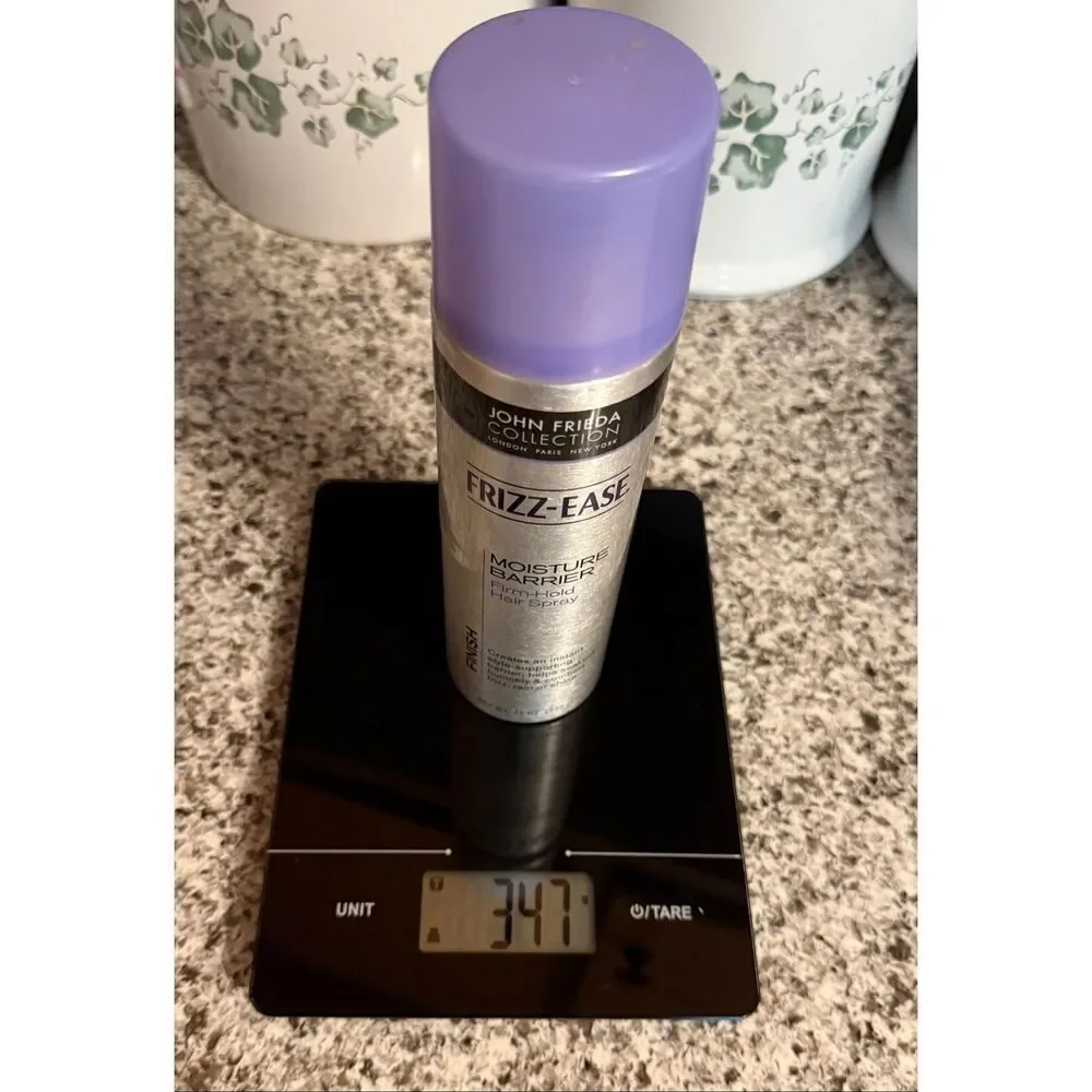 John Frieda Frizz Ease Moisture Barrier Firm Hold Hairspray Full DISCONTINUED